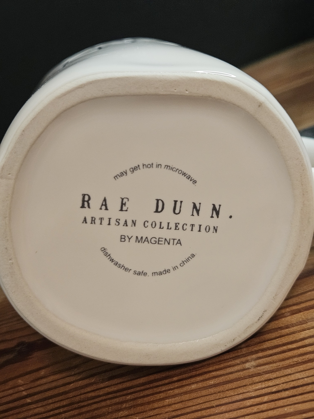Rae Dunn White 'I KNOW' Ceramic Coffee Mug - Home Dining - Picture 4 of 4